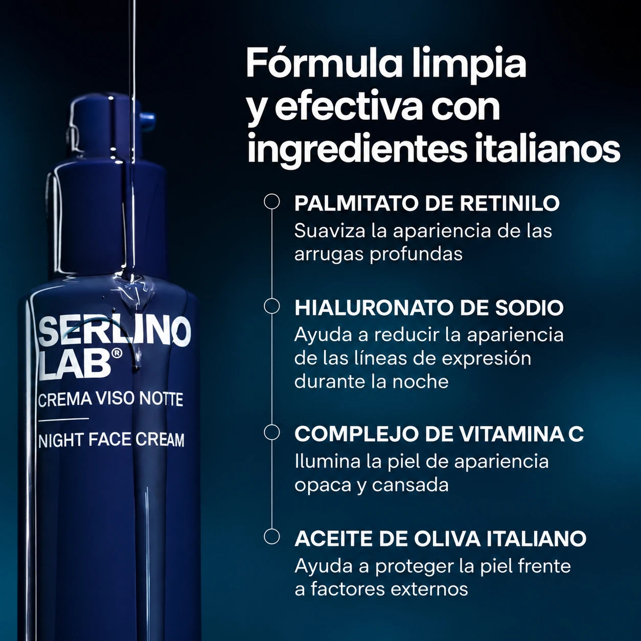 Crema de noche Antiedad SERLINOLAB